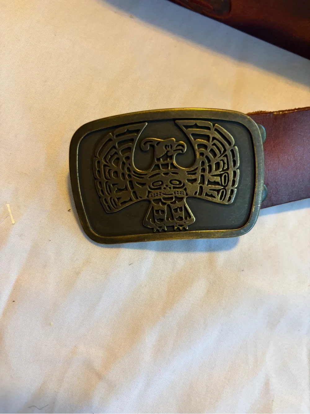 Lucky Brand Leather Belt – Size 42 – Brown